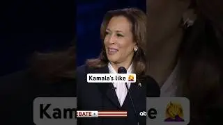 Kamala Harris' many reactions to Donald Trump during the presidential debate 