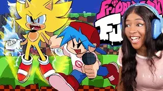 SONIC IS GOING SUPER SAIYAN CRAZY!! | Friday Night Funkin HD [Sonic Week]