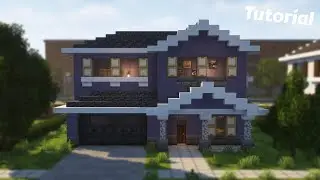 Minecraft: Suburban House Tutorial (#17)