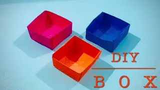 how to make an easy box with paper