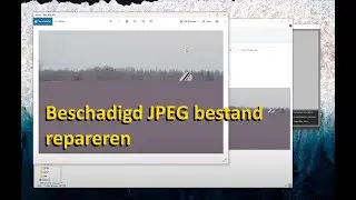 Beschadigd, half grijs JPEG bestand repareren, grijs vlak, grijs blok - Dutch language / NL