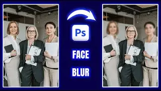 How to Face Blur in Photoshop #shorts #photoshoptutorial #tutorial