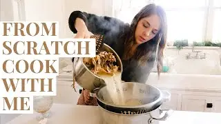 What we eat in a day | MOM OF 6 | Cook with me from scratch