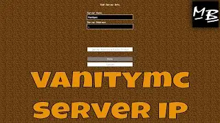 Minecraft Vanitymc Server IP Address