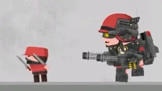 Пулеметчик против Крутого Здоровяка Exterminator Clone Armies Tactical Army Game