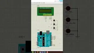 Traffic Signal Control with Arduino in Proteus