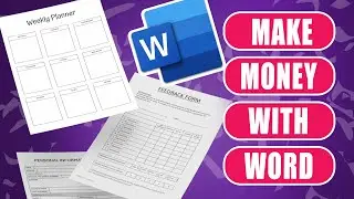 How to make money with Microsoft Word - Easy Printable Forms