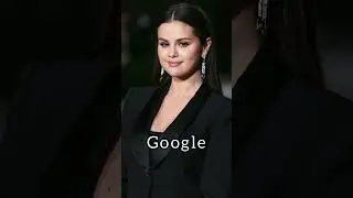 How Google VS Pinterest sees Selena Gomez⚡💖 #shorts #selenagomez