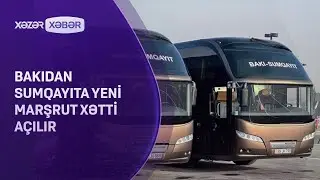 Bakı-Sumqayıt marşrutu üzrə yeni avtobuslar fəaliyyətə başlayır