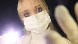 ASMR | FACE EXAM with lights (no talking)