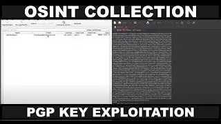 OSINT Collection: Extract Information from Public PGP Keys