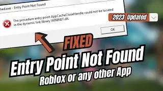 (2023 FIX) - The Procedure Entry Point Not Found Dynamic Link Library In Windows 11/10