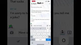 Y’all gotta mess with the ai on snap💀😂#funny #viral #shorts #snapchat