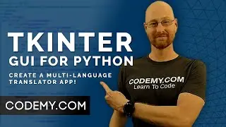 Build a Language Translator App - Python Tkinter GUI Tutorial 200