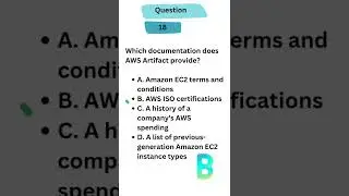 Q18: AWS cloud practitioner exam questions #aws #awscertification #awscertifiedcloudpractitioner