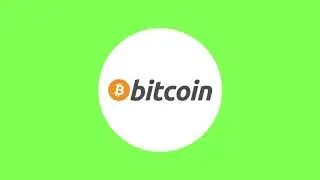 Bitcoin Logo - Icon Animated | Green Screen | Free Download | 4K 60 FPS !