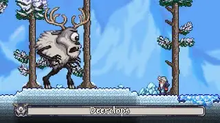 Terraria 1.4.3 added an Insane Boss Fight... Deerclops (Master Mode)