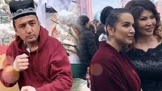 Nilufar Usmonova hamkasblari bilan Navro'z saylida 2019