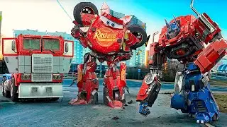 Lightning McQueen TRANSFORMER in Real Life