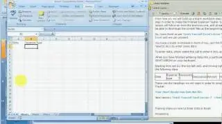 ExcelExperts.com - Teach Yourself Excel Lesson Enter Data  - Enter Data