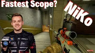 CS:GO - NiKo - Fastest Quick Scope - Insanely Fast - Pro Inhuman Reaction - FaZe - AWP -