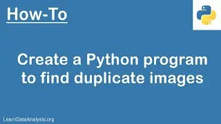 Create a Python program to find duplicate images