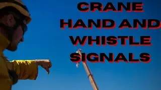 Crane whistle signals and hand Signals in construction #crane hand signals, #crane whistle signals