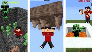 Умар про против Крипера в Майнкрафт! битва строителей троллинг Minecraft мультик