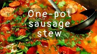 One-pot sausage stew | Campfire cooking recipe