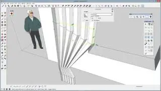 Curtains modeling in SketchUp and SUbD