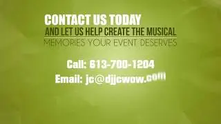 DJJC WOW - Professional DJ Service In Ottawa Ontario