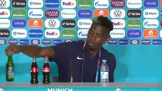 EURO 2020 : Après CR7 avec le Coca, cest Pogba et la bière !