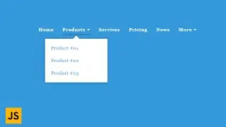 Drop-down Menu Animation Using HTML CSS And Vanilla JavaScript | CodeExpress