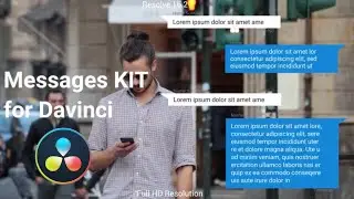 Text Message Toolkit ★ DaVinci Resolve Templates ★