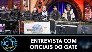 Entrevista com Policiais do GATE da série "190 - Inteligência Contra o Crime" | The Noite (25/05/22)