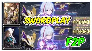 Topaz Final Vector F2P Lightcone vs Swordplay Damage Comparison - Honkai Star Rail Topaz Build