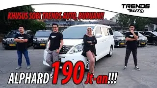 ALPHARD EX-SILVERBIRD CUMA 190JT-an AJA!!! ADA WARNA PUTIH JUGA,HANYA DI POOL BLUEBIRD TANAH KUSIR!!