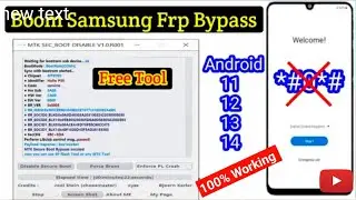 Fast- All Samsung Bypass  Android 12/13/14 || Samsung Frp Remove Adb Enable Fail (No *#0*#) 2024