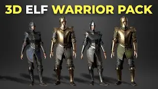 Download 3d Elf Warrior Pack!