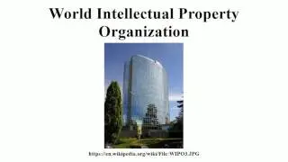 World Intellectual Property Organization