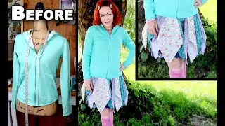 Thrift Flip: How to Upcycle a Sweatshirt into a Unique Dress