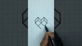 3D Optical Illusions You Can Draw on Graph Paper