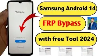 All Samsung android 14 Frp Bypass || Samsung android 13/14 Frp Bypass free Tool 2024 security