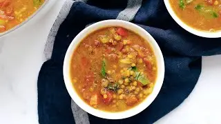 Spiced Vegan Lentil Soup