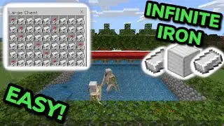 COMPACT 1.21 IRON FARM TUTORIAL in Minecraft Bedrock (MCPE/Xbox/PS4/Nintendo Switch/Windows10)