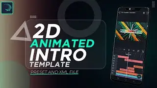 New Intro Animation Template For Alight Motion | 2d intro template | alight motion intro presets 2d