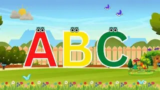 ABC Song | For Kids & Toddlers | English Vocabulary | Learn Alphabet & Animal Names | Nursery Rhymes