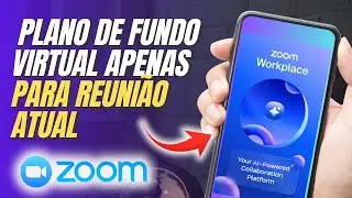 Como manter o plano de fundo virtual apenas para reunião atual no ZOOM