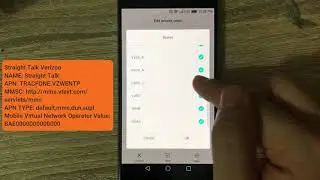 Straight Talk Verizon APN Settings - Fix MMS Issues