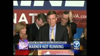 Mark Warner not running for governor in 2013